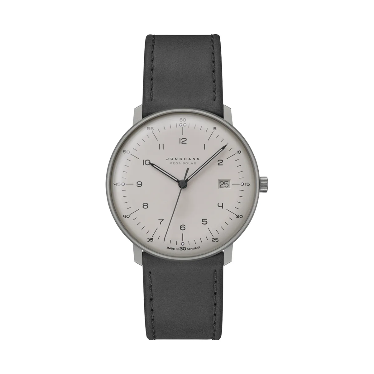 Junghans max bill MEGA Solar Saphirglas Herrenuhr 059/2023.02