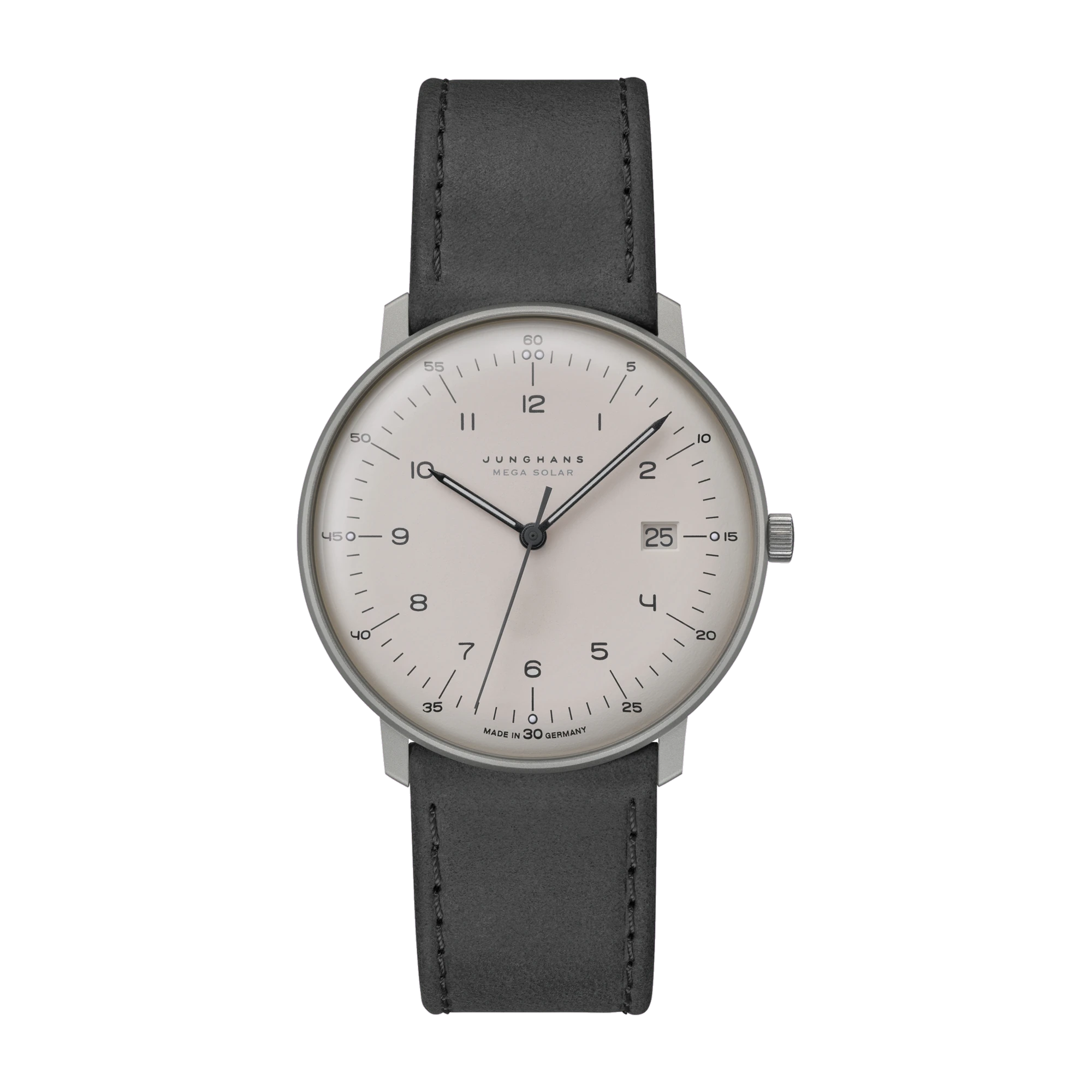 Junghans max bill MEGA Solar Saphirglas Herrenuhr 059/2023.02