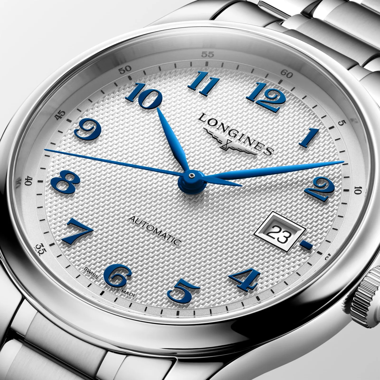 Longines Master Collection Silber Edelstahlband 41 mm Herrenuhr L2.950.4.73.6