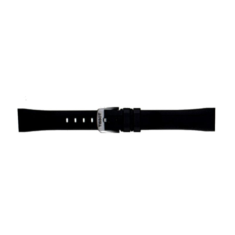 Tissot Ersatzarmband Kautschuk schwarz 20 mm T603.044.545