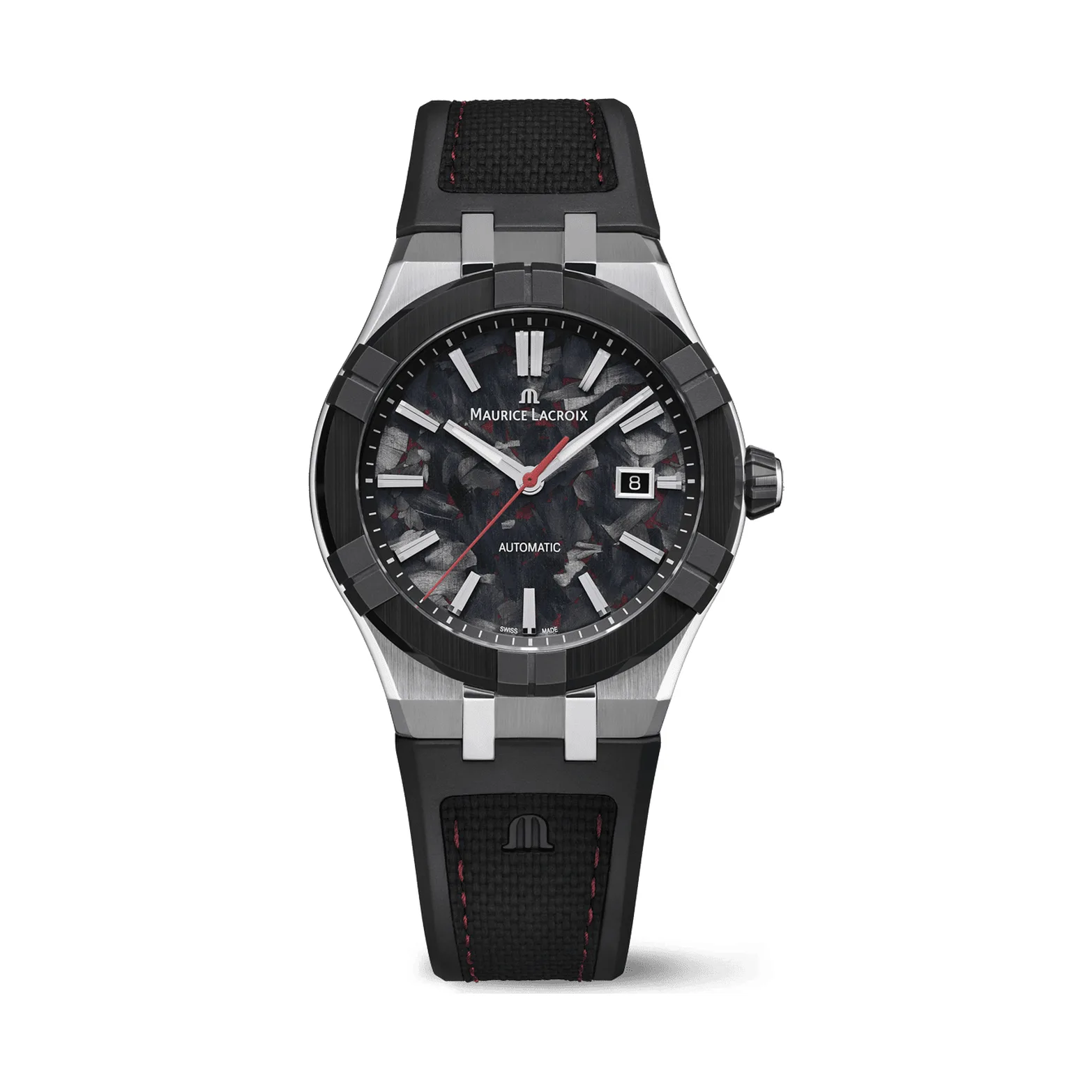 Maurice Lacroix Aikon-IC Frozen Carbon Rot 43 mm Herrenuhr AC6008-SSL20-530-2