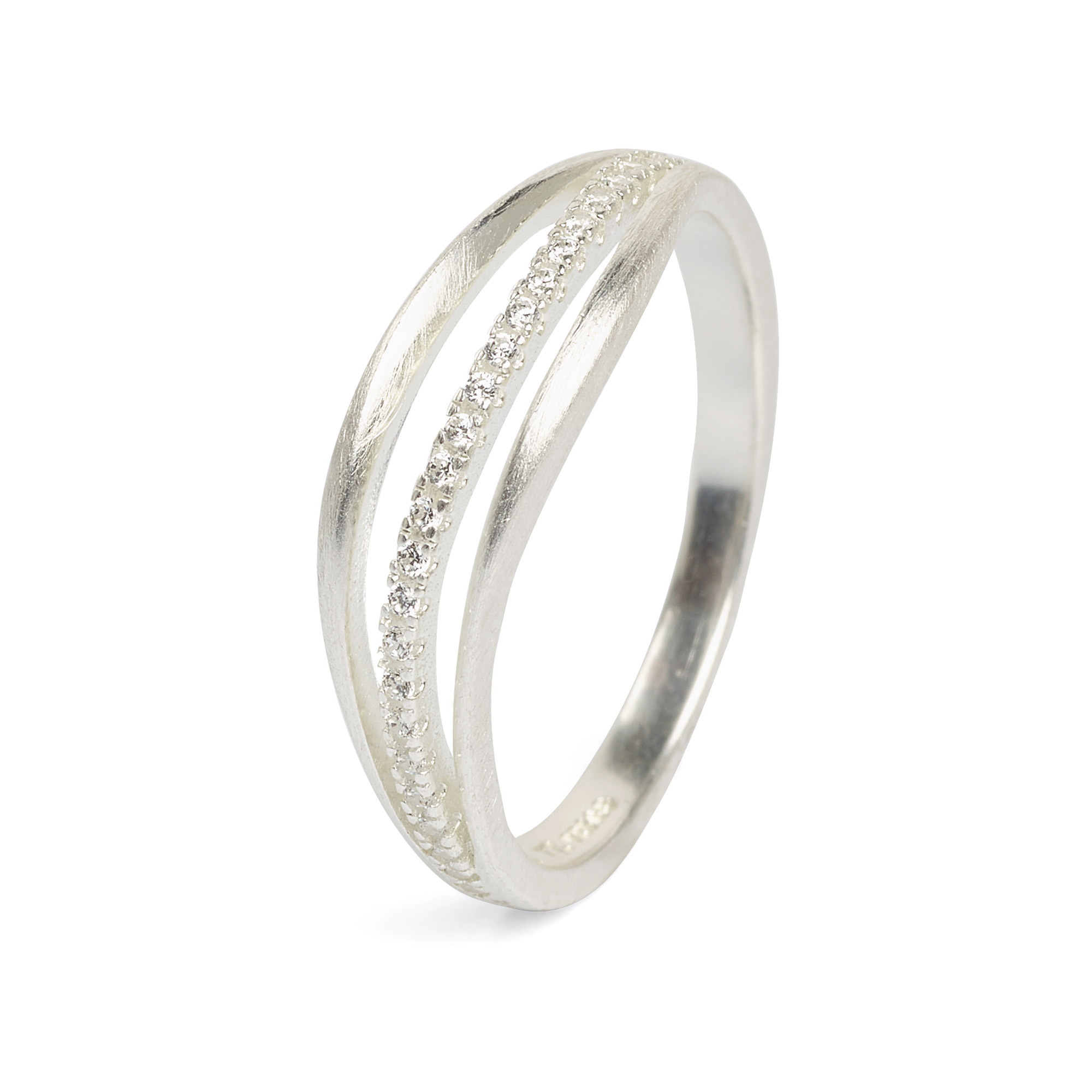 Bernd Wolf Sento Ring Zirkonia 925er Sterlingsilber Gr.56, 52032154-056