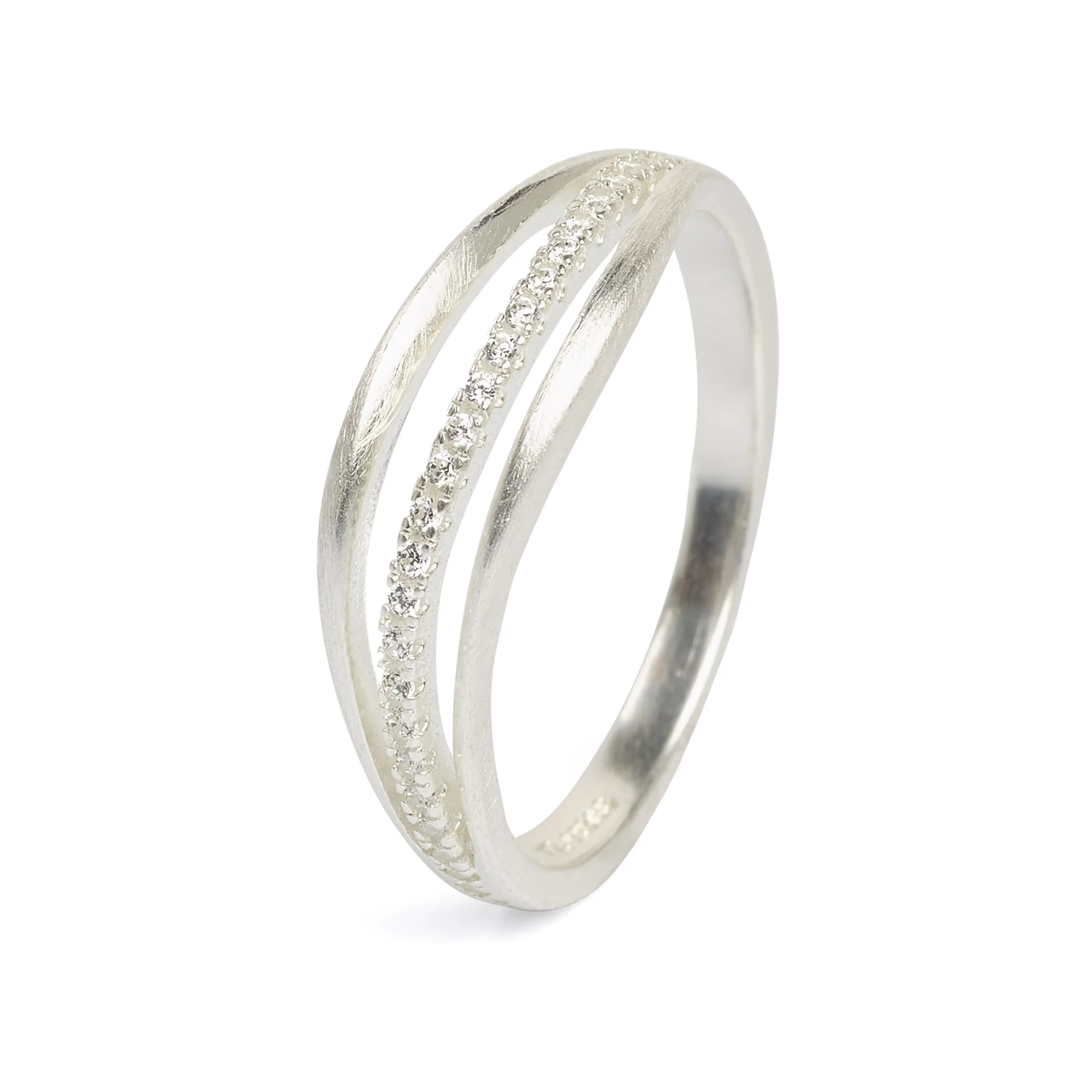 Bernd Wolf Sento Ring Zirkonia 925er Sterlingsilber Gr.56, 52032154-056