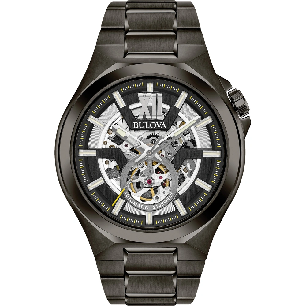 Bulova Maquina Automatik Herrenuhr 98A179