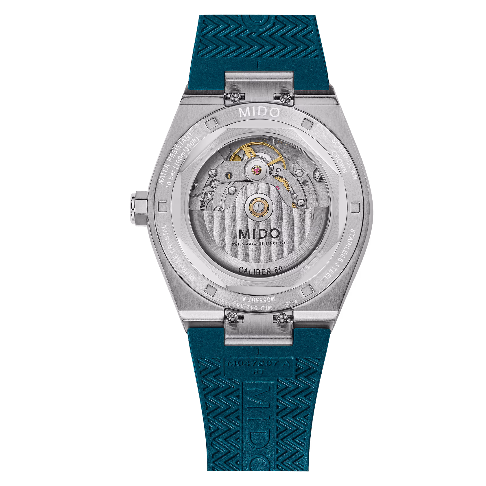 Mido Multifort 8 One Crown, Achteckige Lünette, Automatikwerk, Grün Herrenuhr M055.507.17.091.00