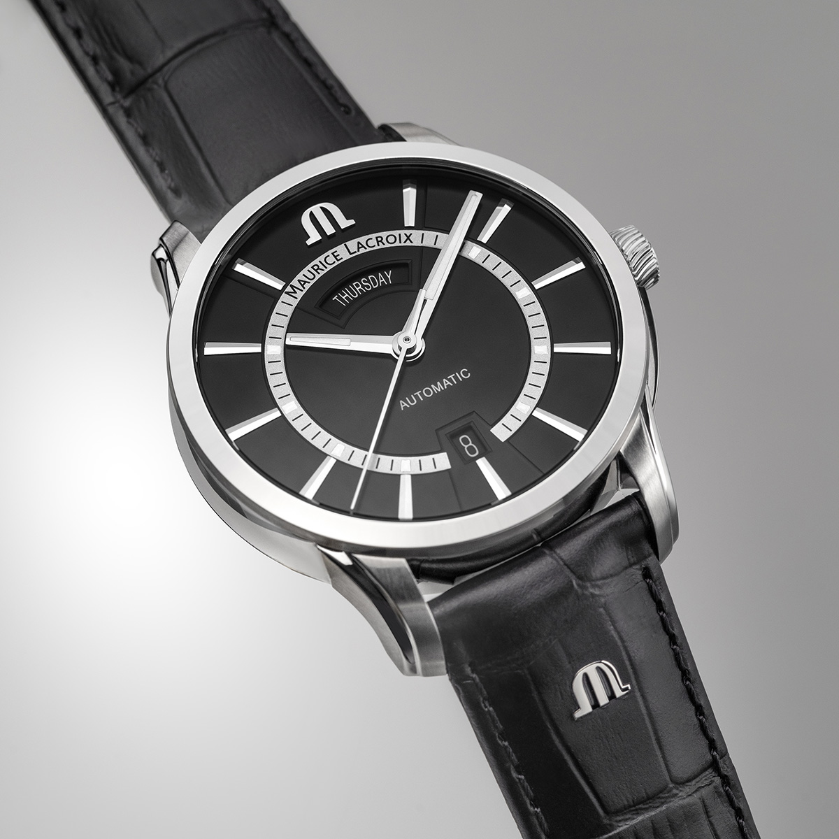 Maurice Lacroix Pontos Day Data Herrenuhr PT6358-SS001-332-2