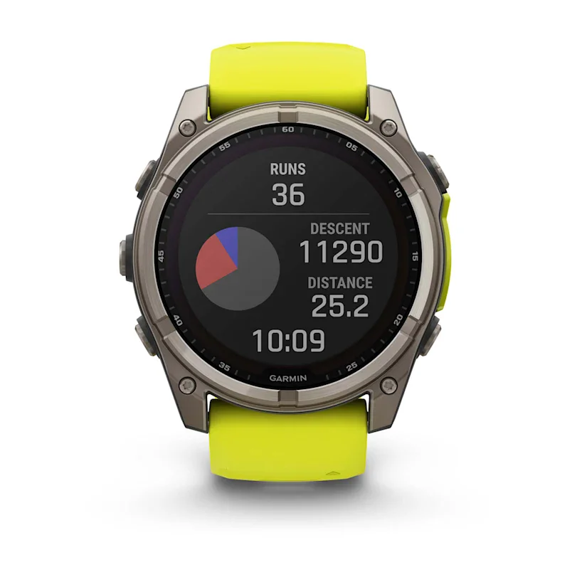 Garmin fēnix® 8 - 51 mm Solar Sapphire Graphit/Titanium Titan 010-02907-21