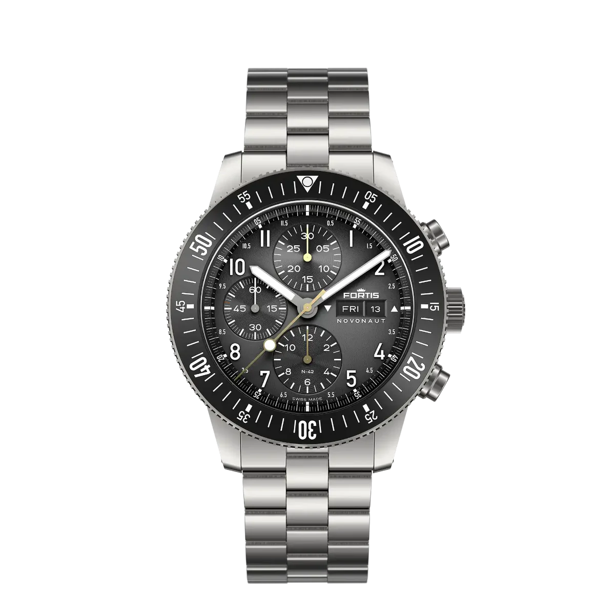 Fortis NOVONAUT N-42 Titanium Legacy Herrenuhr F2040017 