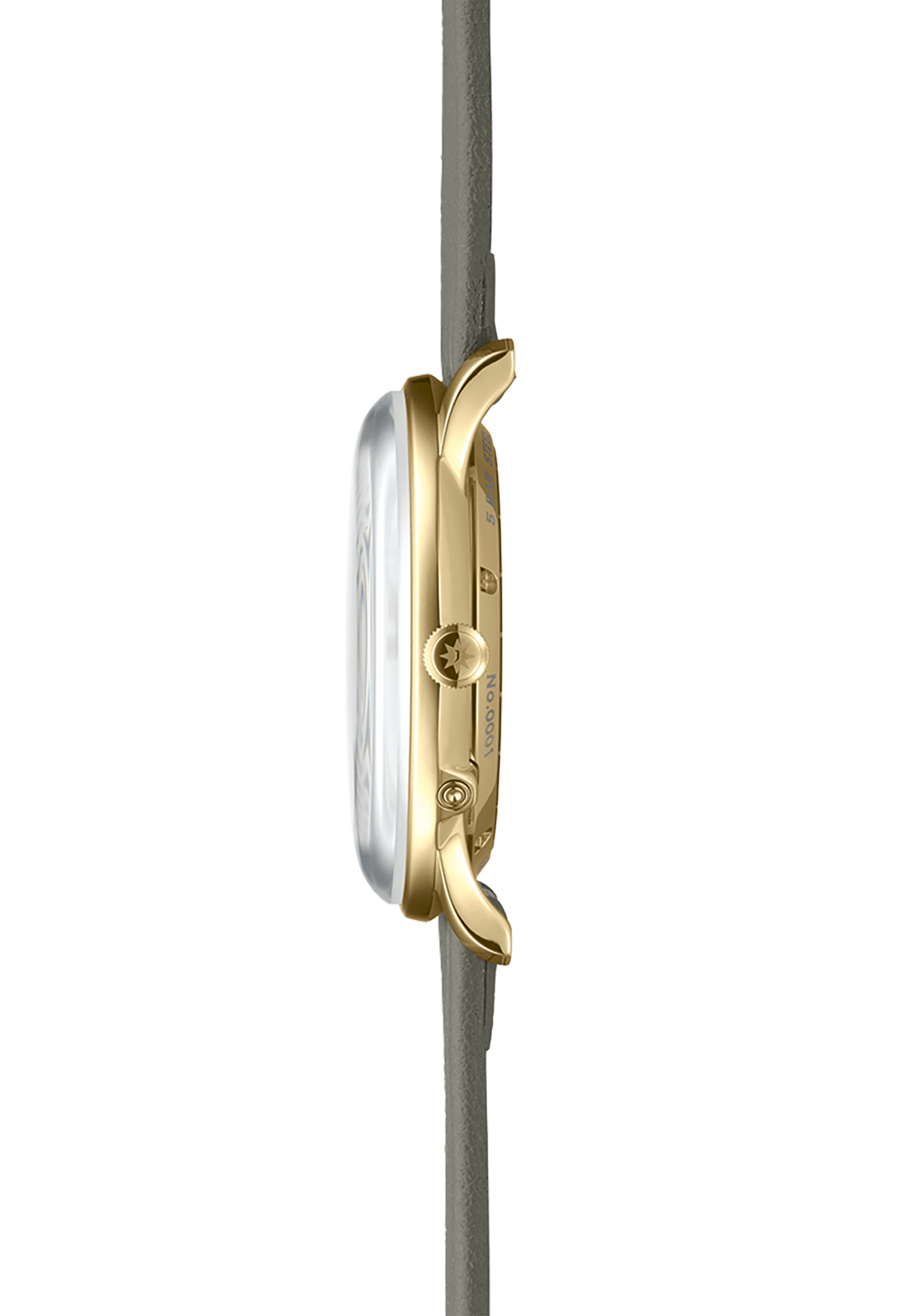Junghans Meister Mega Solar, Lederband mit Dornschließe, Funk-Solarwerk, Saphirglas Herrenuhr 59/7601.02