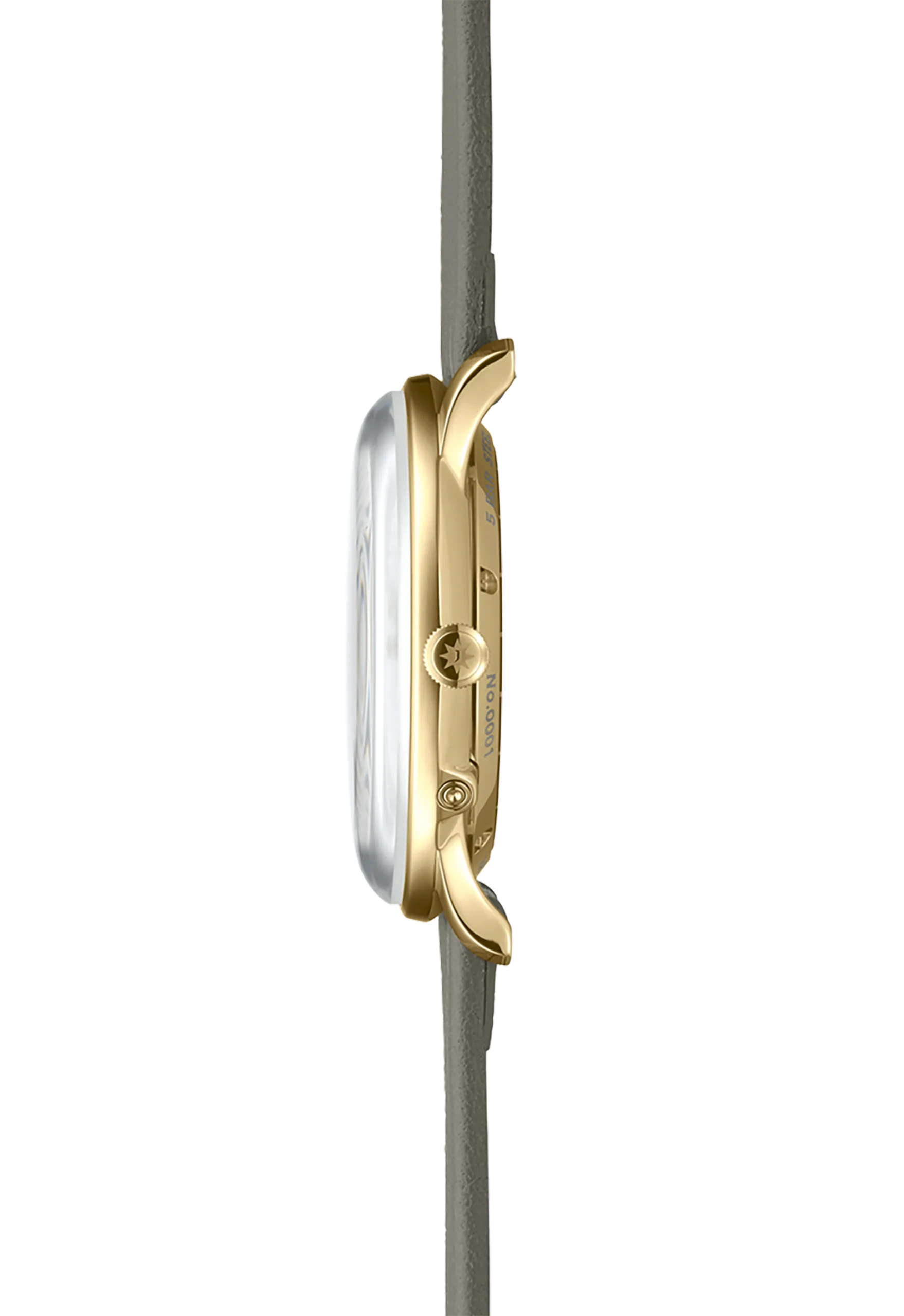 Junghans Meister Mega Solar, Lederband mit Dornschließe, Funk-Solarwerk, Saphirglas Herrenuhr 59/7601.02