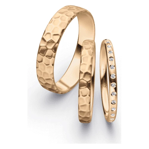 First Individual Love 3D TriSet Trauringpaar Rauschmayer 72-02033 / 72-03034 / 73-02033