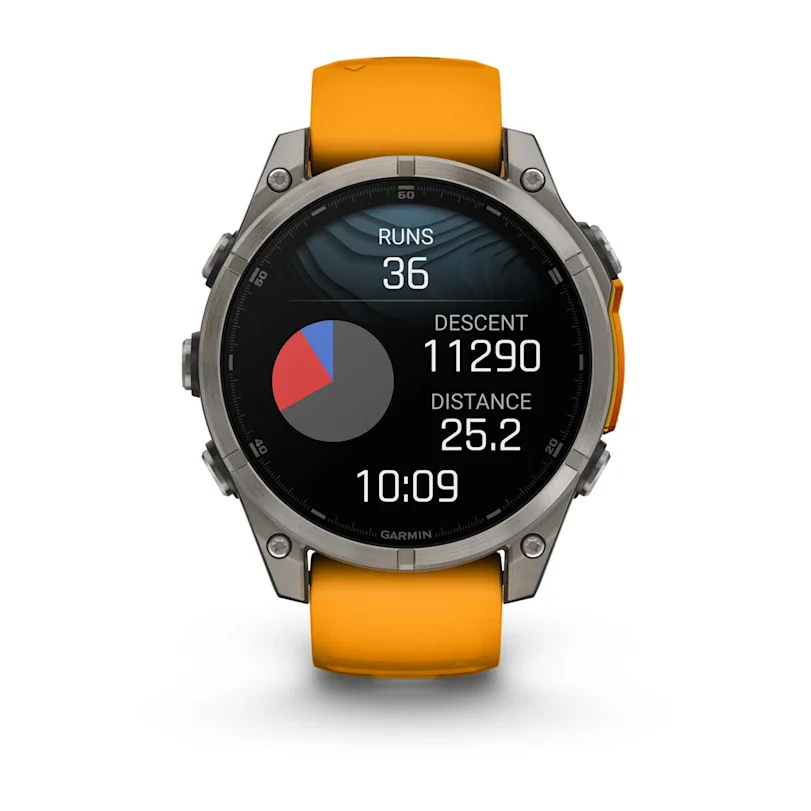 Garmin fēnix® 8 - 47 mm AMOLED Sapphire Graphit/Titanium Titan 010-02904-11