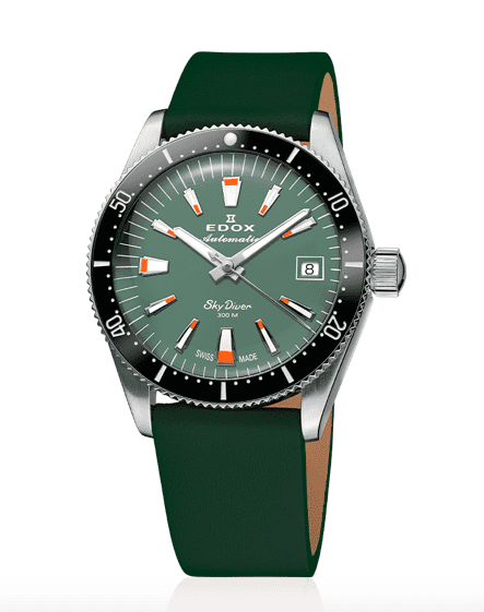 Edox SkyDiver 38 Date Automatic Special Edition Damenuhr 80131 3NC VI