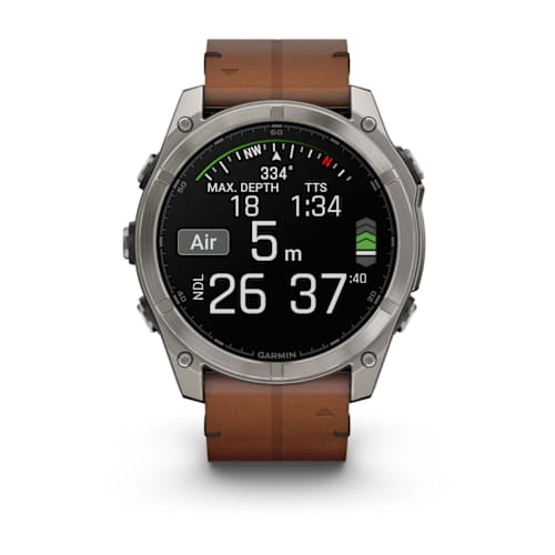 Garmin fēnix® 8 - 51 mm AMOLED Sapphire Graphit/Carbongrau Titan inklusive Ersatzarmband 010-02905-40