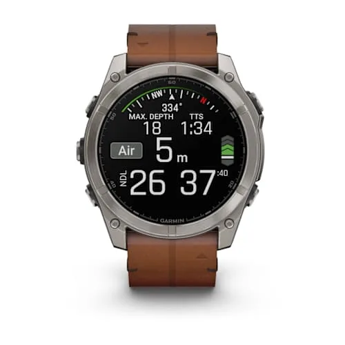 Garmin fēnix® 8 - 51 mm AMOLED Sapphire Graphit/Carbongrau Titan inklusive Ersatzarmband 010-02905-40