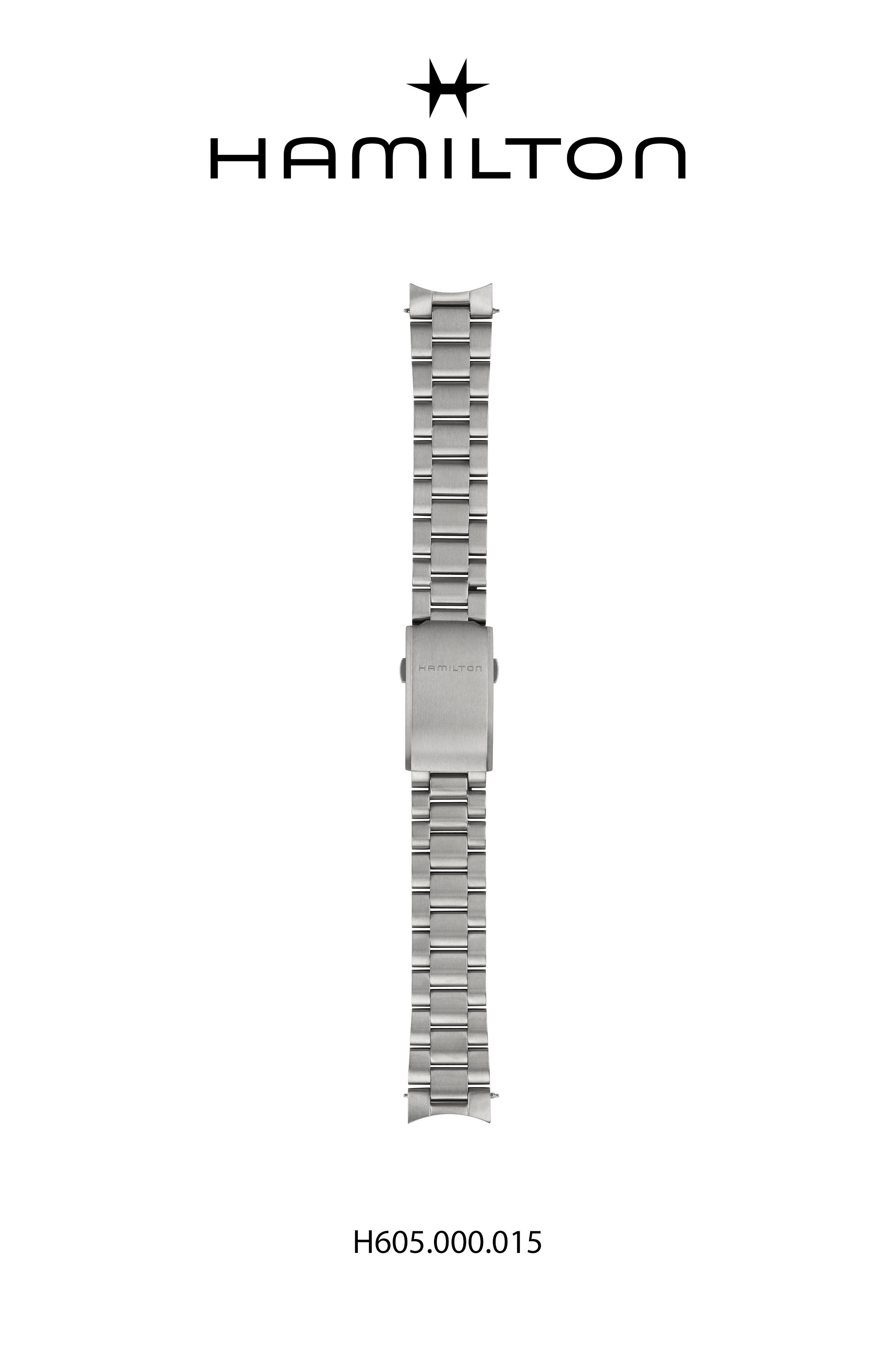 Hamilton Ersatzband Edelstahl Khaki Field Murph H695.000.028