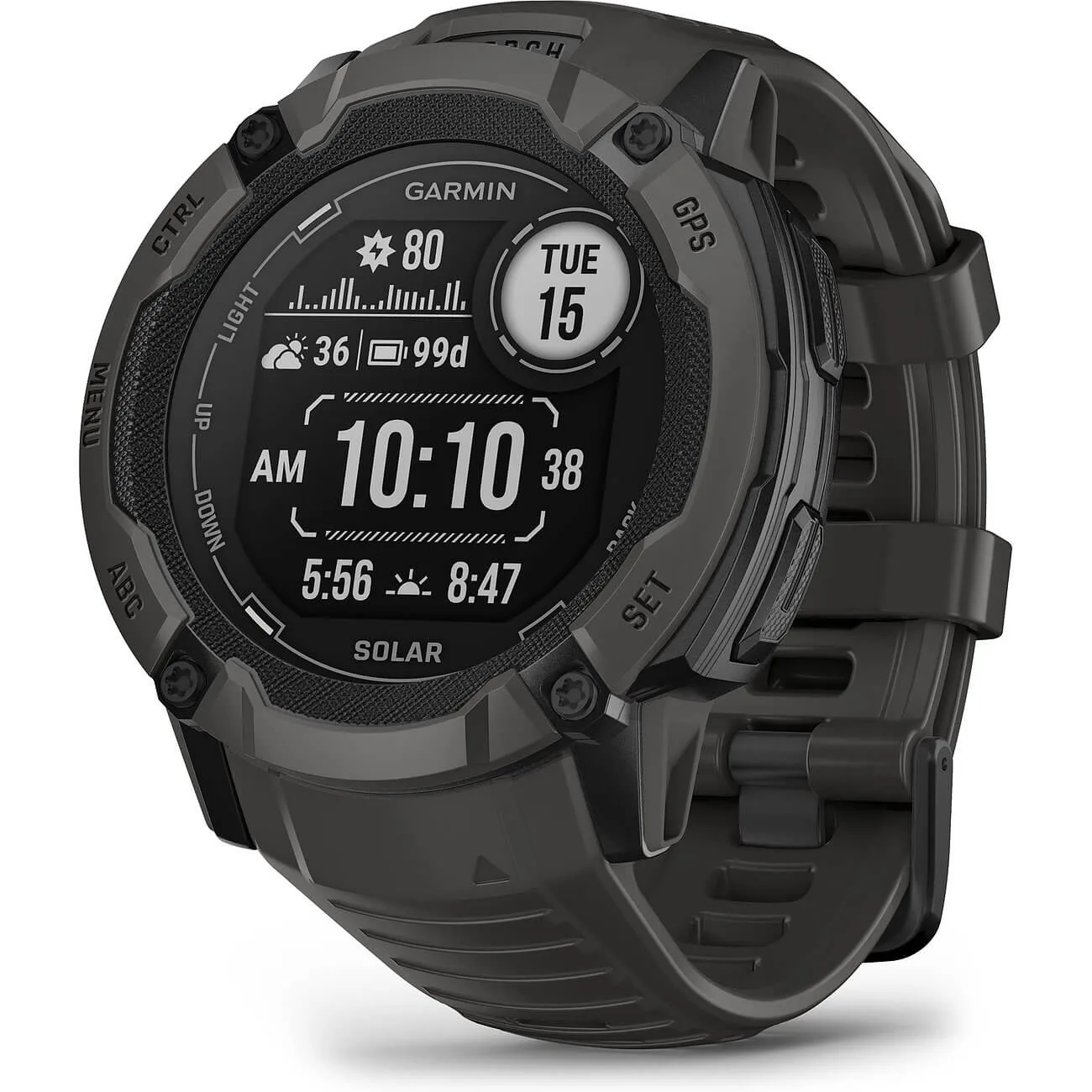 Garmin Instinct 2X Solar Graphit Herrenuhr 010-02805-00