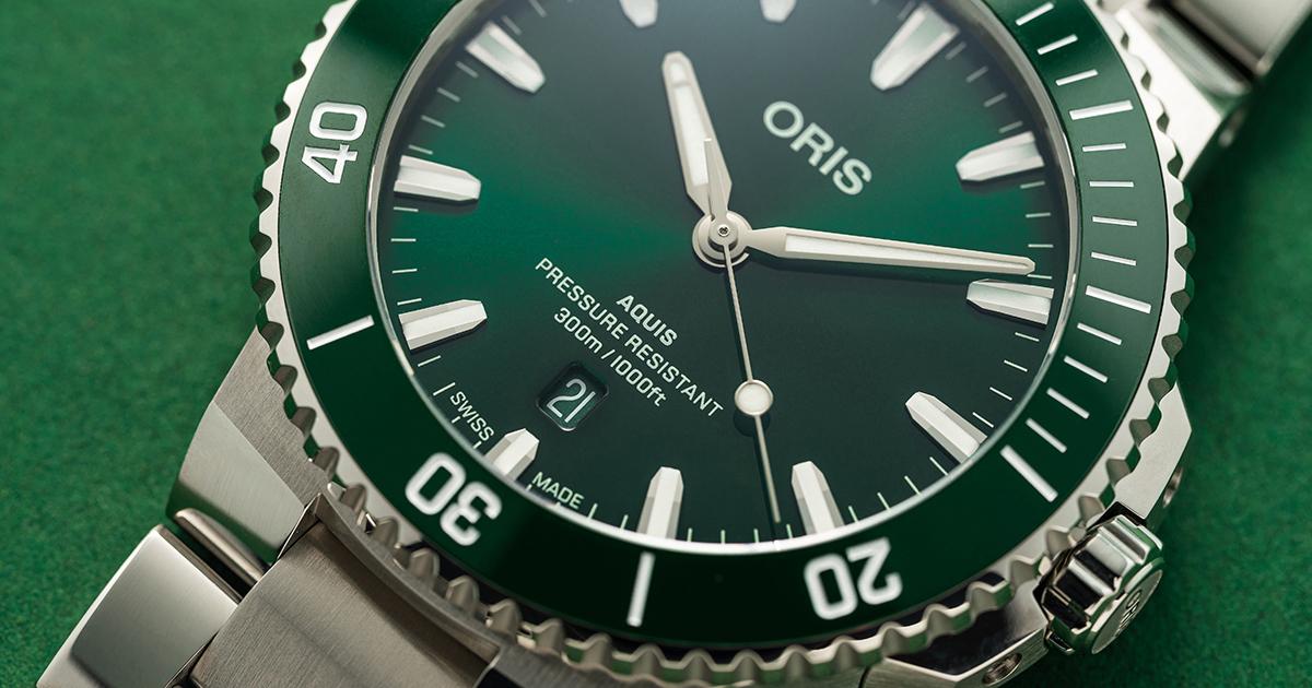 Oris Aquis Date Automatik Herrenuhr , 01 733 7789 4157-07 8 23 04PEB