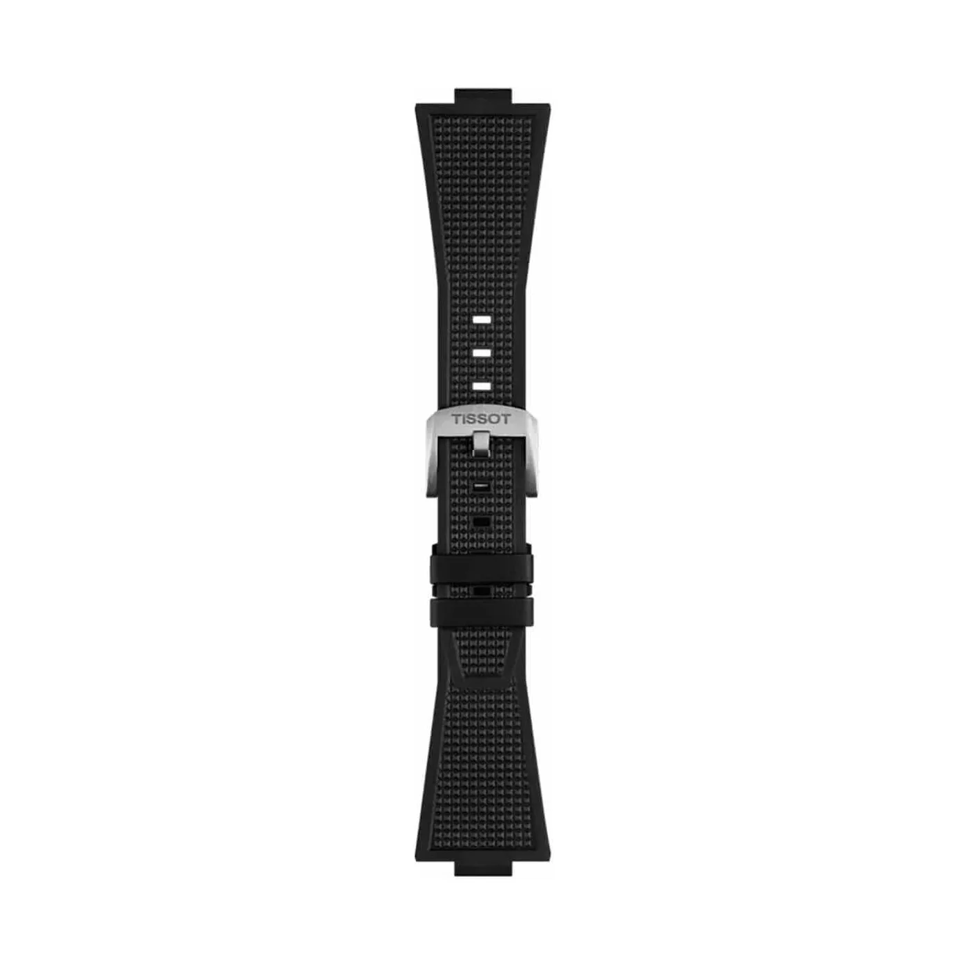 Tissot Ersatzarmband Silikon schwarz 12 mm für PRX T603.048.462