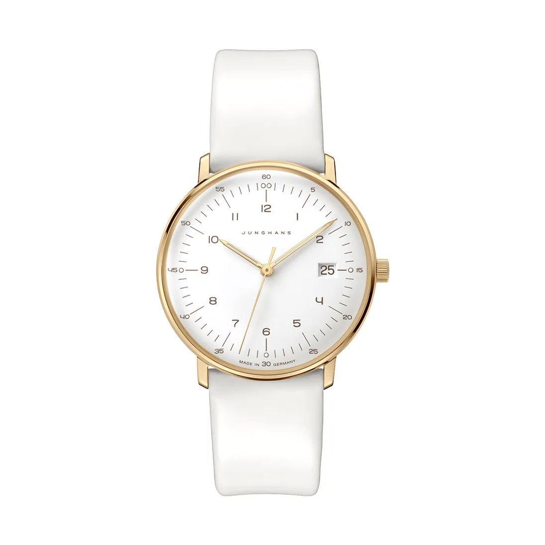 Junghans max bill Damen Quarz sandgoldfarben Damenuhr 47/7451.02