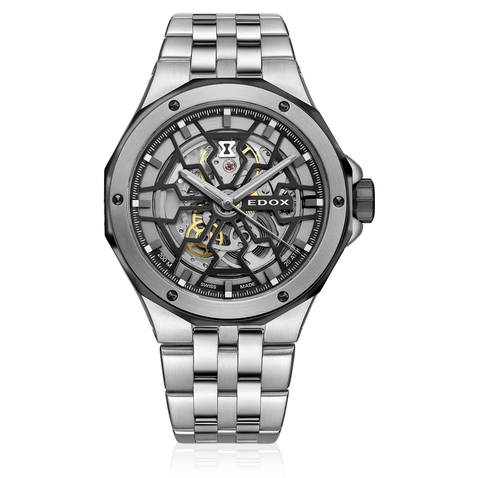 Edox Delfin Mecano Herrenuhr 85303 3NM NBG