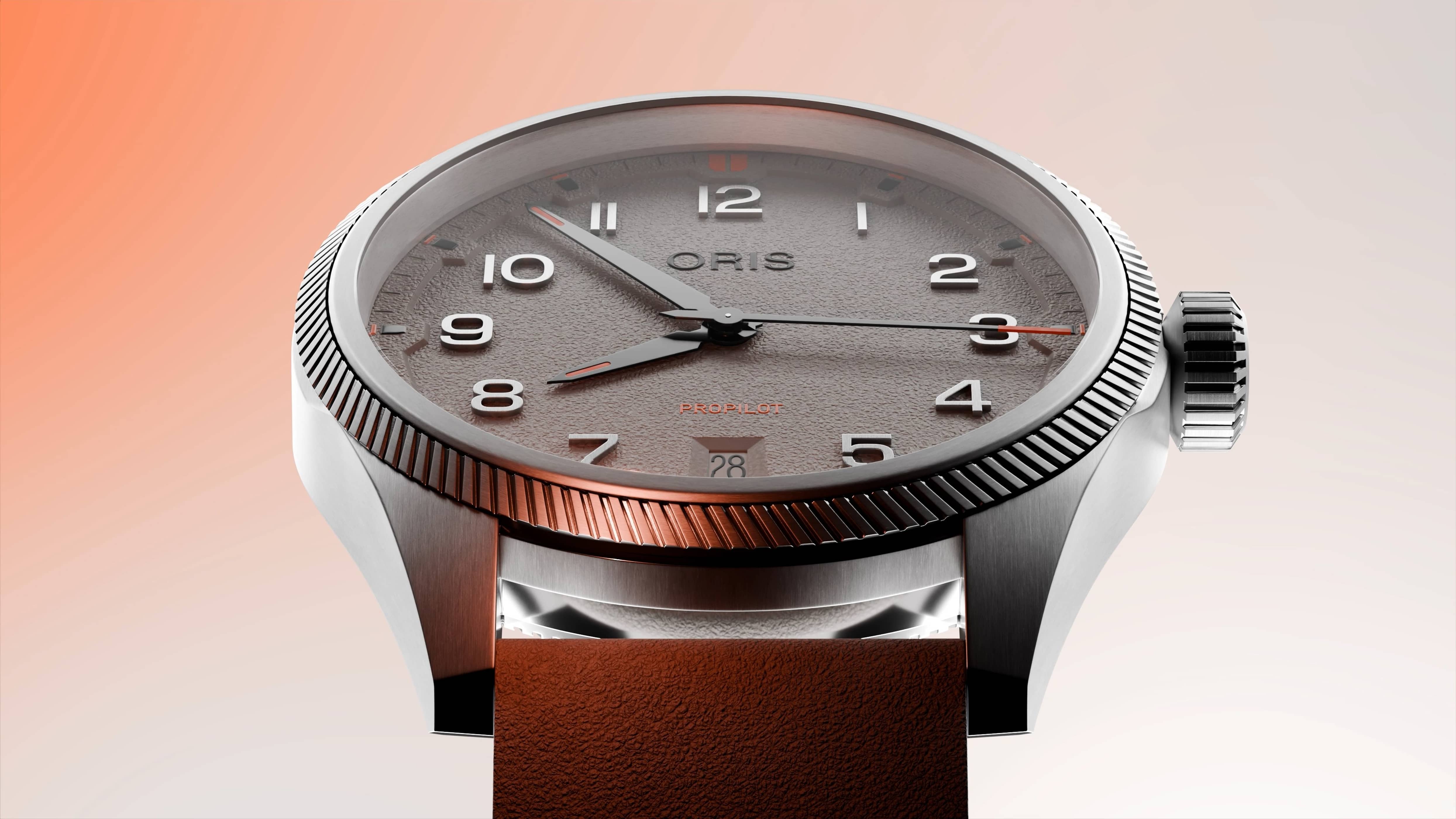 Oris ProPilot Date Herrenuhr 01 733 7805 4163-07 6 20 15LC