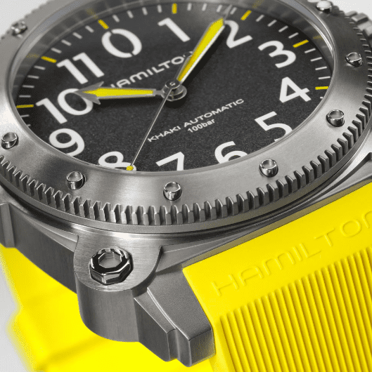 Hamilton Khaki Navy Belowzero Automatik Titanium Herrenuhr H78535380