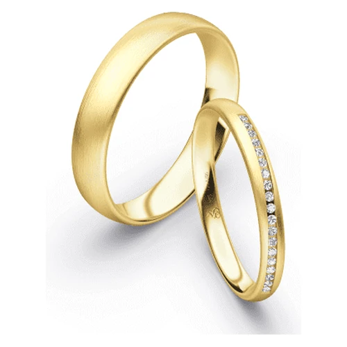 First Individual Love 3D Yellow – Two Trauringpaar Rauschmayer 73-02046 / 72-02046