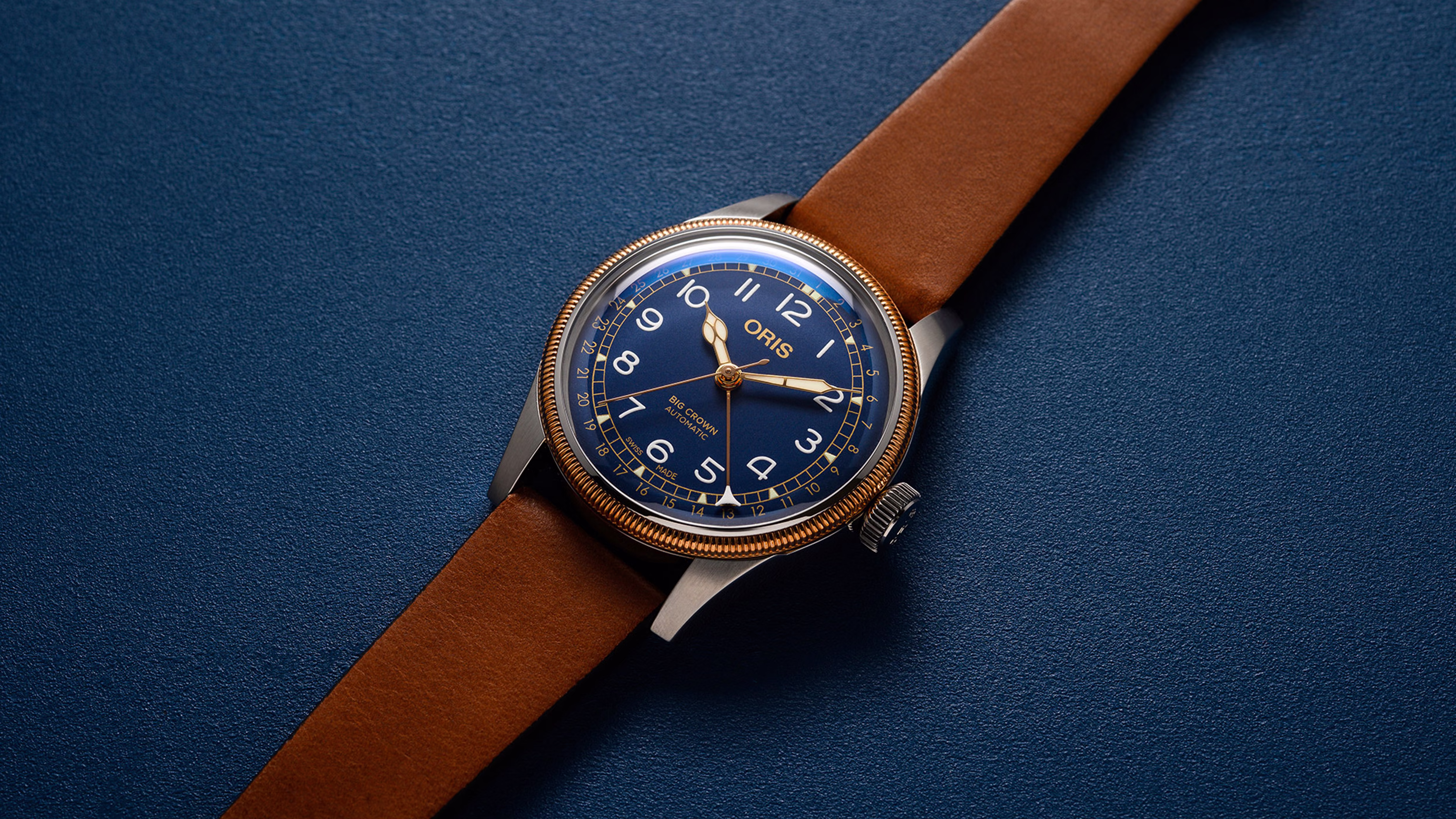Oris Big Crown Pointer Date 40mm Automatik Blau Herrenuhr 01 754 7741 4365-07 5 20 58
