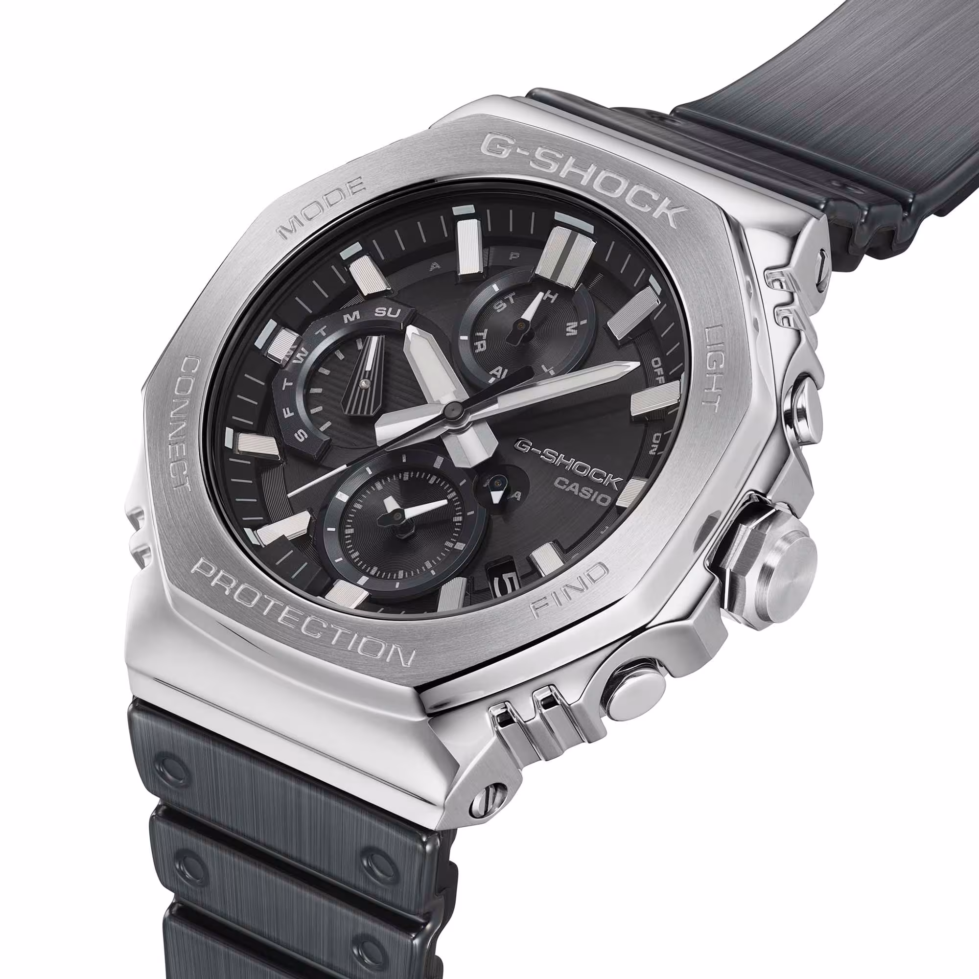 G-Shock G-Steel Protection Classic, Solar, Silikonband, 46mm Herrenuhr GMC-B2100Y-1AER