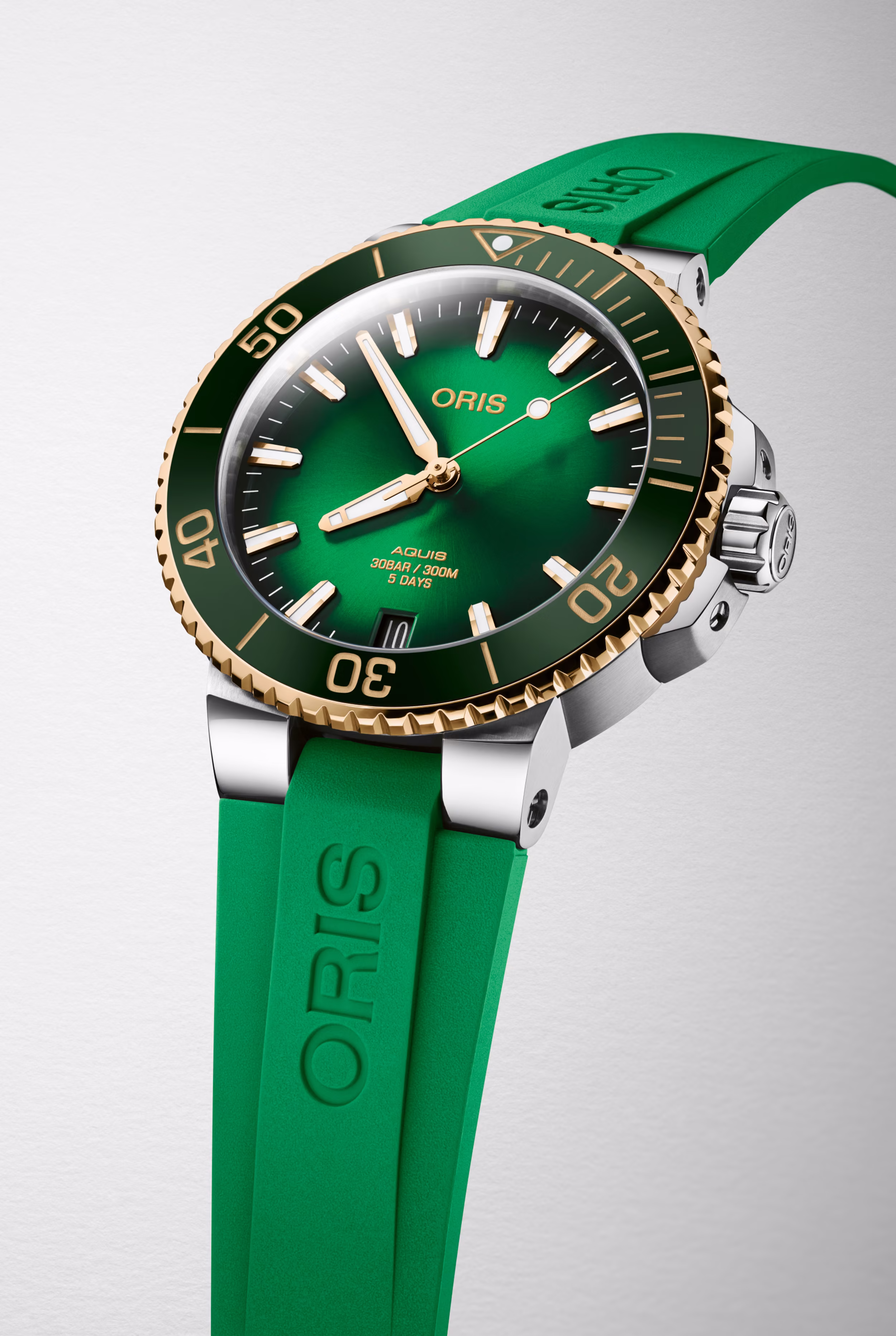 Oris Aquis Date Calibre 400 41,5mmTaucheruhr, Grün Herrenuhr 01 400 7769 6357-07 4 22 77FC
