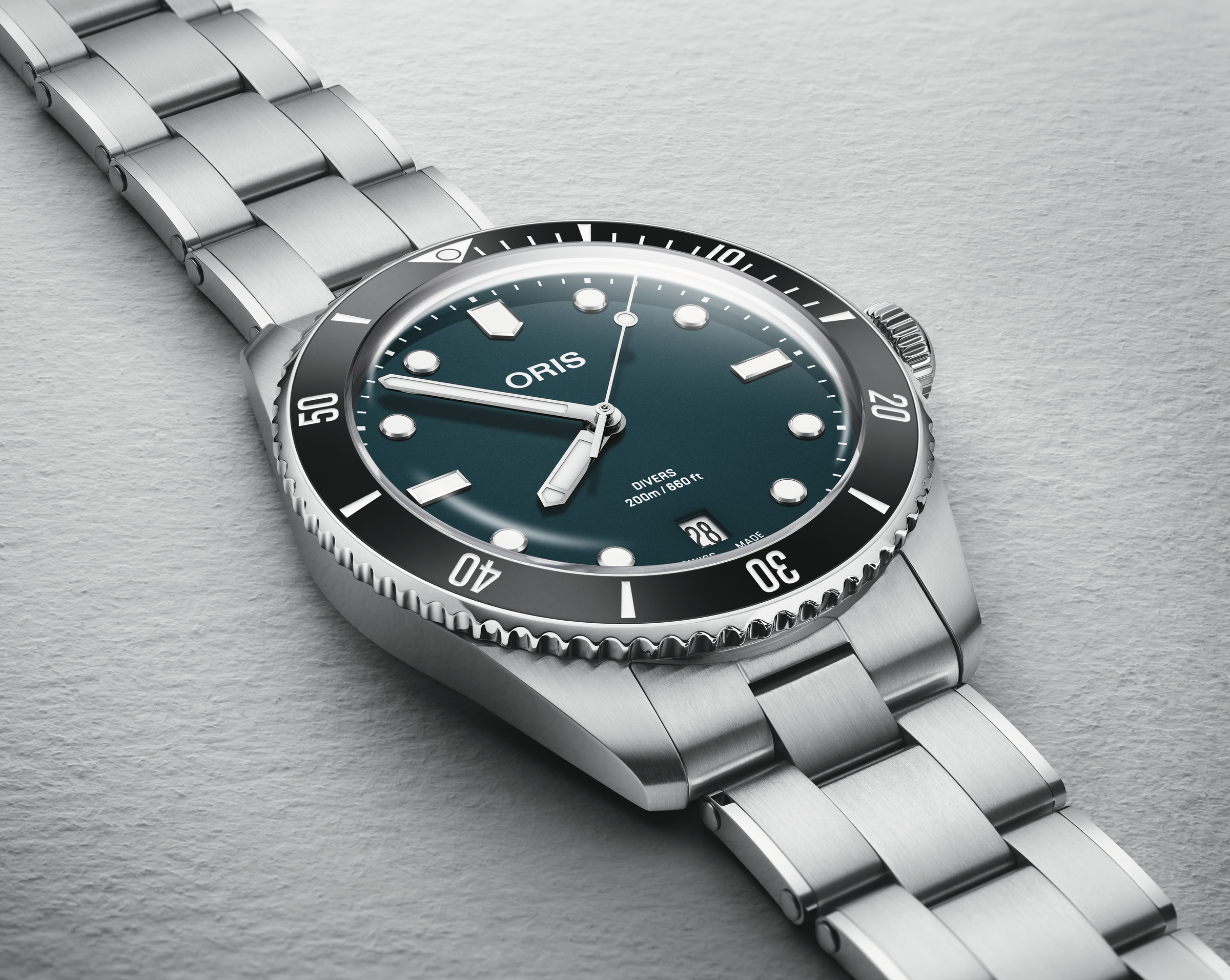 Oris Divers Date Automatik Herrenuhr inklusive Ersatzarmband, 01 733 7795 4055-Set