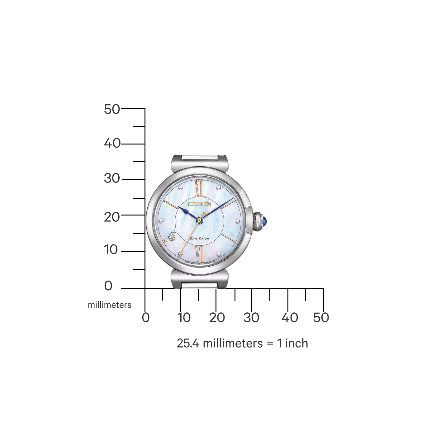 Citizen Eco-Drive Damenuhr Damenuhr EM1070-83D
