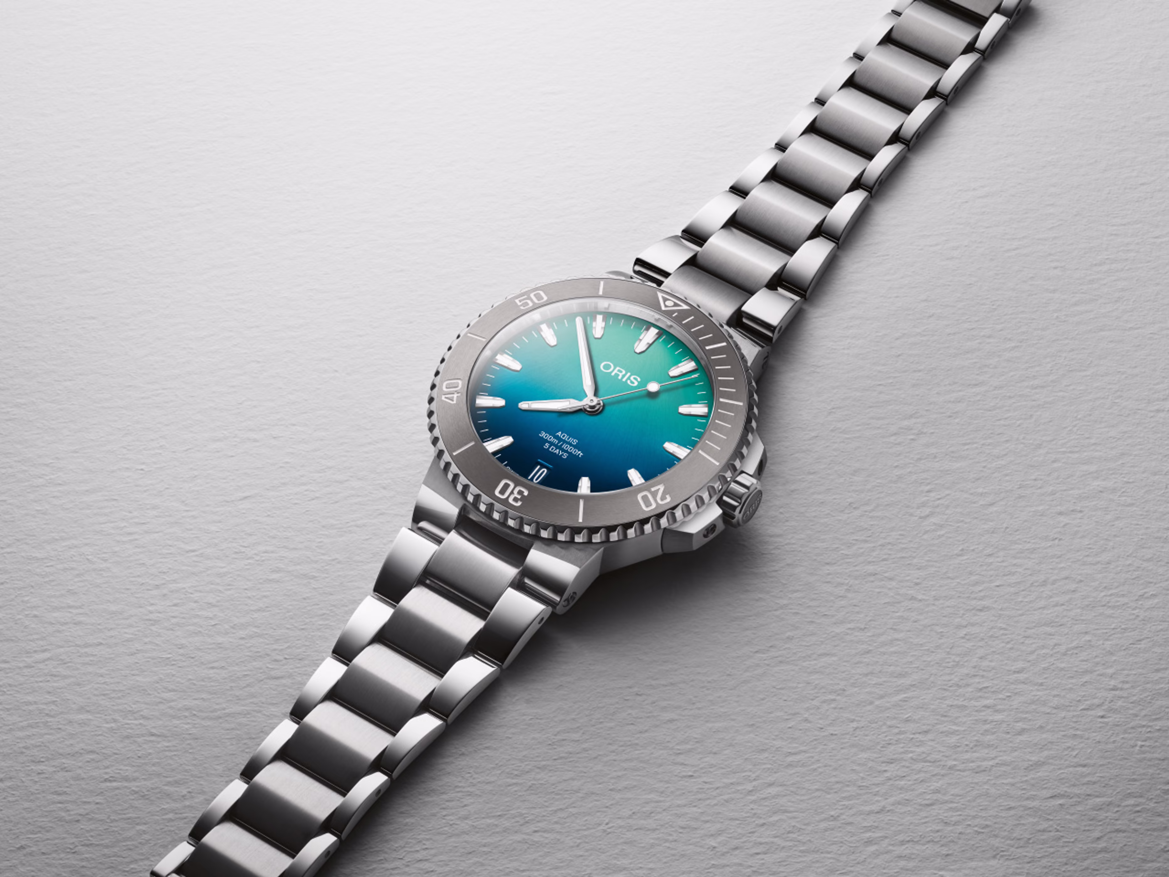 Oris Herrenuhr Aquis 01 400 7790 4185-Set