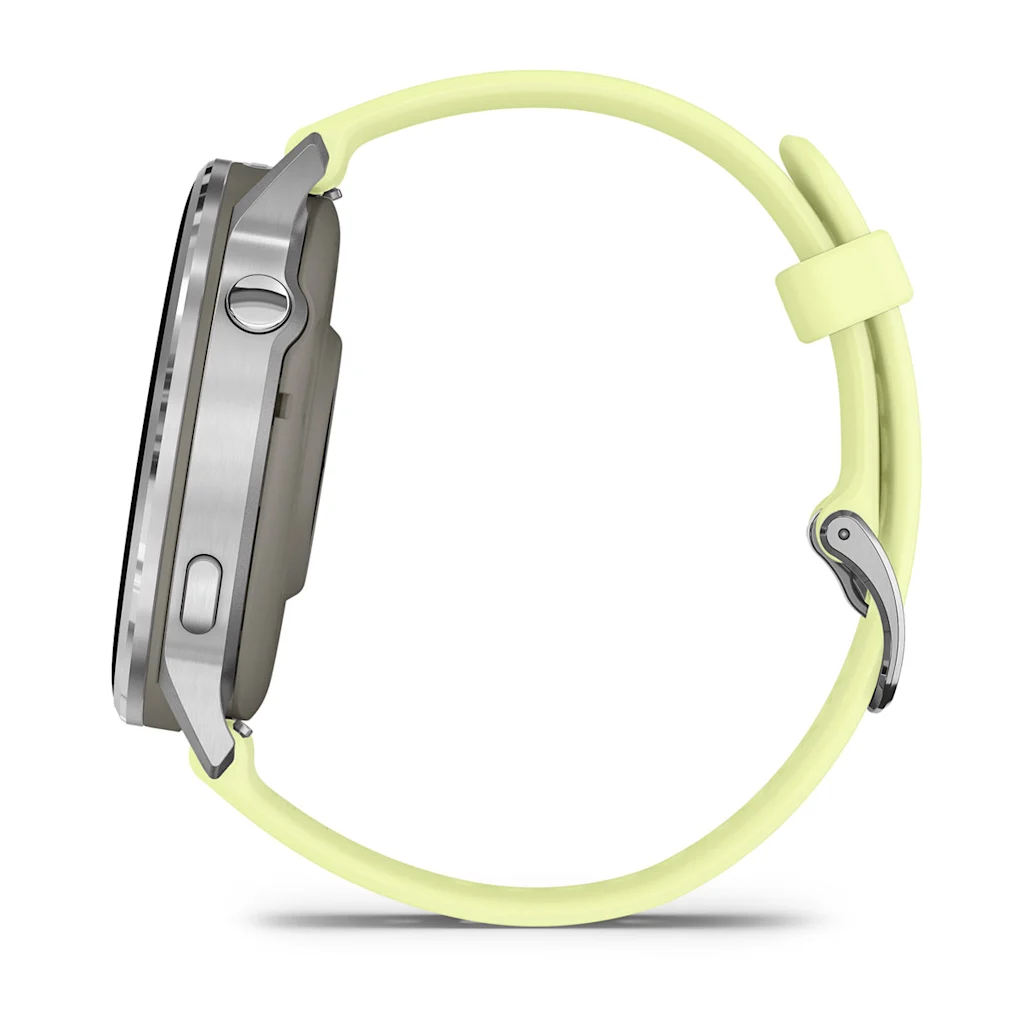 Garmin Venu® 4 - 45 mm
Grau/Silber mit Schnellwechsel-Silikon-Armband 22 mm Zitrone Herrenuhr 010-03014-02