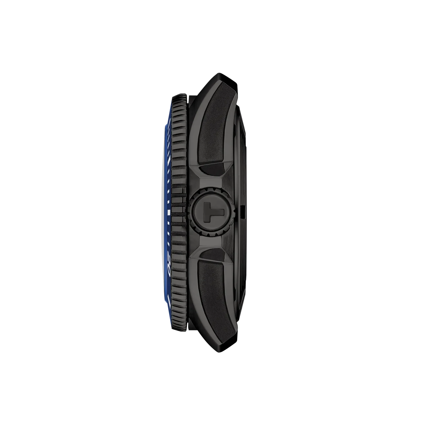 Tissot Seastar 2000 Automatik, 44mm, blaues Zifferblatt, Kautschukband Herrenuhr T120.907.37.041.00