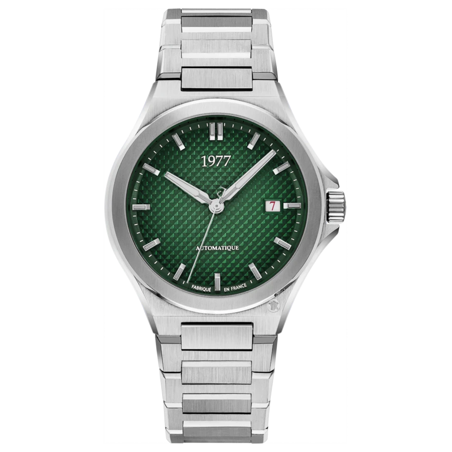 1977 ARSENE Automatik, 41 mm, Zifferblatt Grün, Edelstahlband 904L, Herrenuhr 1977P02171