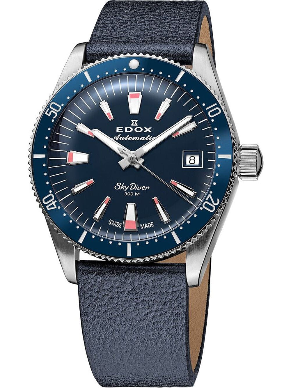 Edox SkyDiver 38 Date Automatic Special Edition Damenuhr 80131 3BUC BUICO