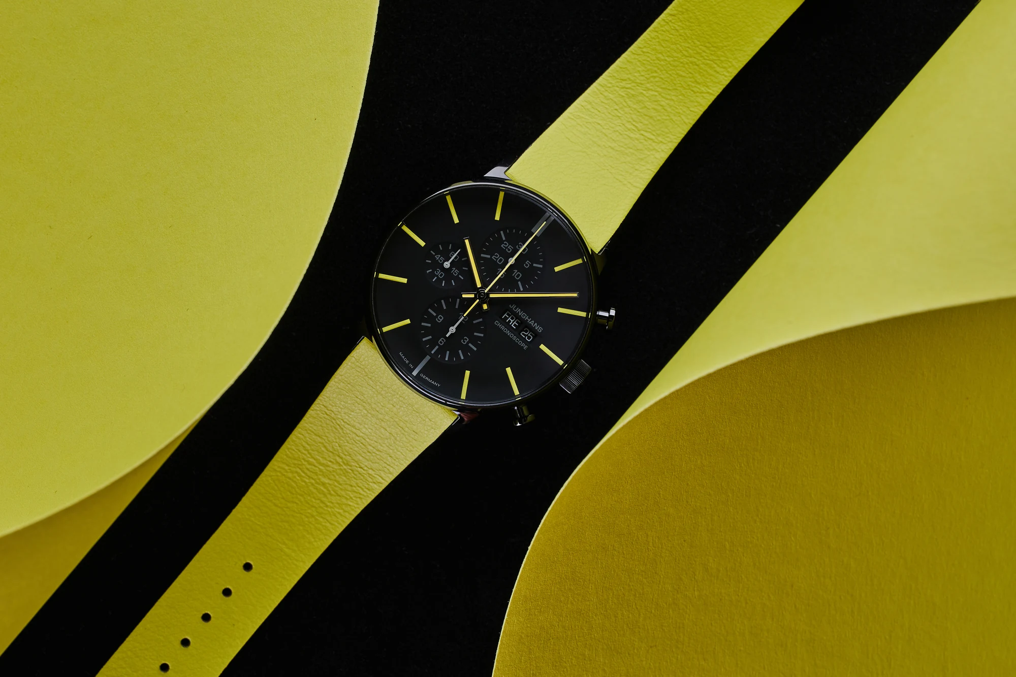 Junghans FORM A Chronoscope Herrenuhr 27/4473.00
