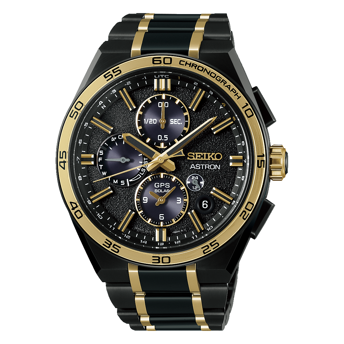Seiko ASTRON GPS Solar Dual Time Chronograph 145th Anniversary Limited Edition Herrenuhr SSH186J1