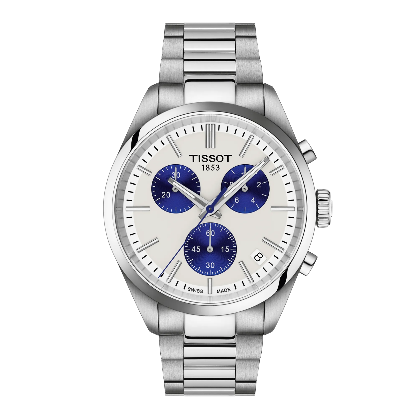 Tissot PR 100 40mm, Schweizer Quarzwerk, Schnellwechselarmband Herrenuhr T150.417.11.011.00