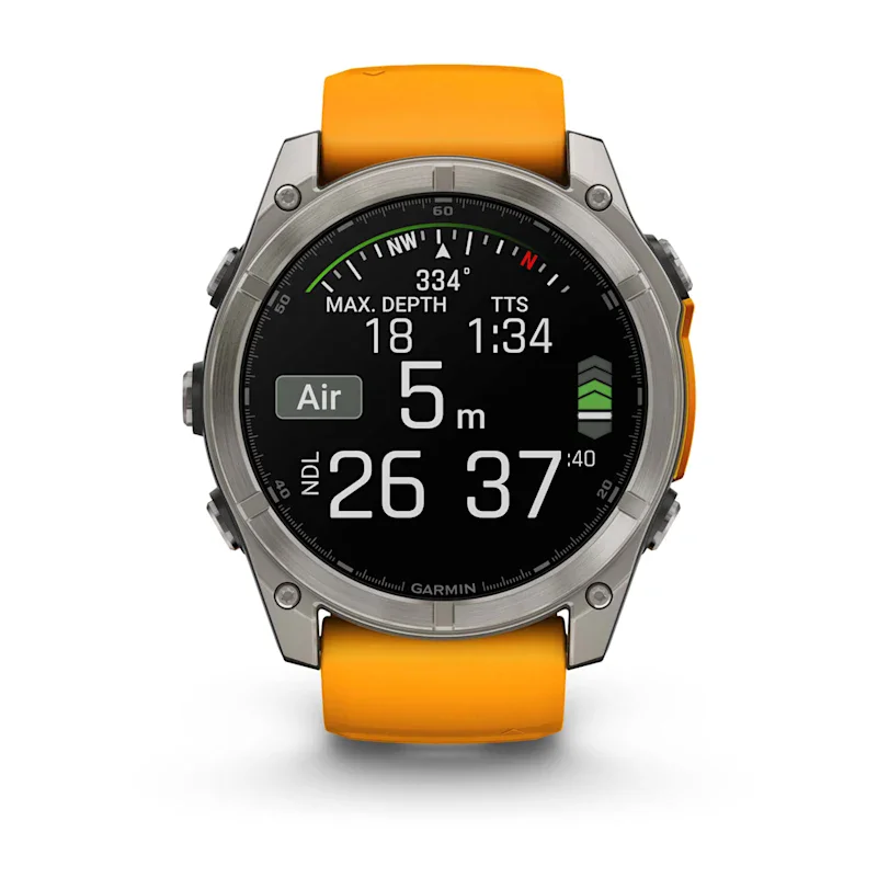 Garmin fēnix® 8 - 51 mm AMOLED Sapphire Graphit/Titanium Titan 010-02905-11