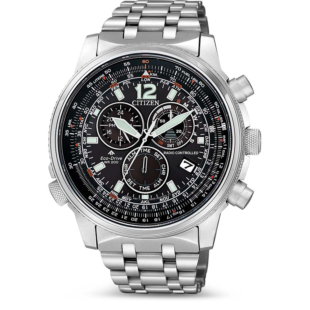 Citizen Herrenuhr Radio controlled Chronograph CB5860-86E