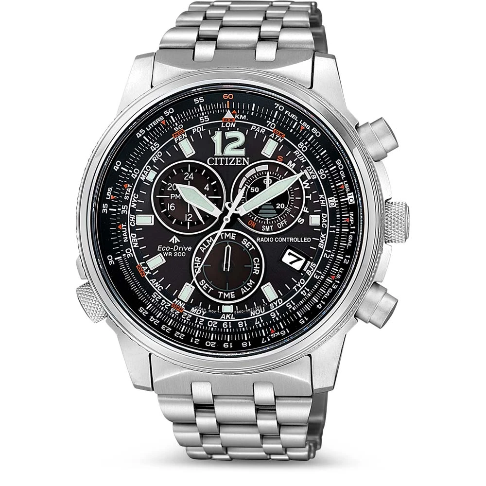 Citizen Herrenuhr Radio controlled Chronograph CB5860-86E