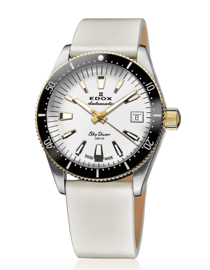 Edox SkyDiver 38 Date Automatic Special Edition Damenuhr 80131 357JNC BI