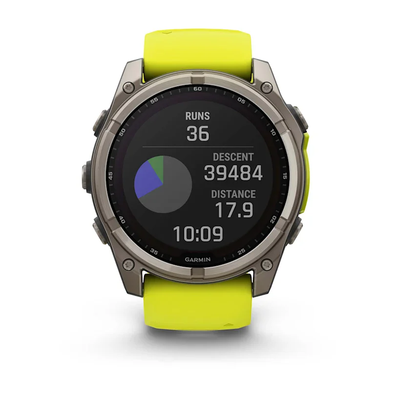 Garmin fēnix® 8 - 51 mm Solar Sapphire Graphit/Titanium Titan 010-02907-21