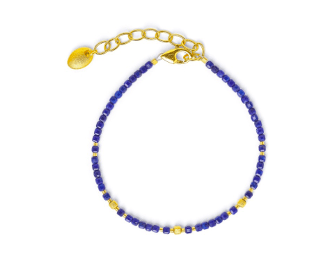 Bernd Wolf Cuseni Armschmuck Lapislazuli 17-21cm, 6100001236-V21