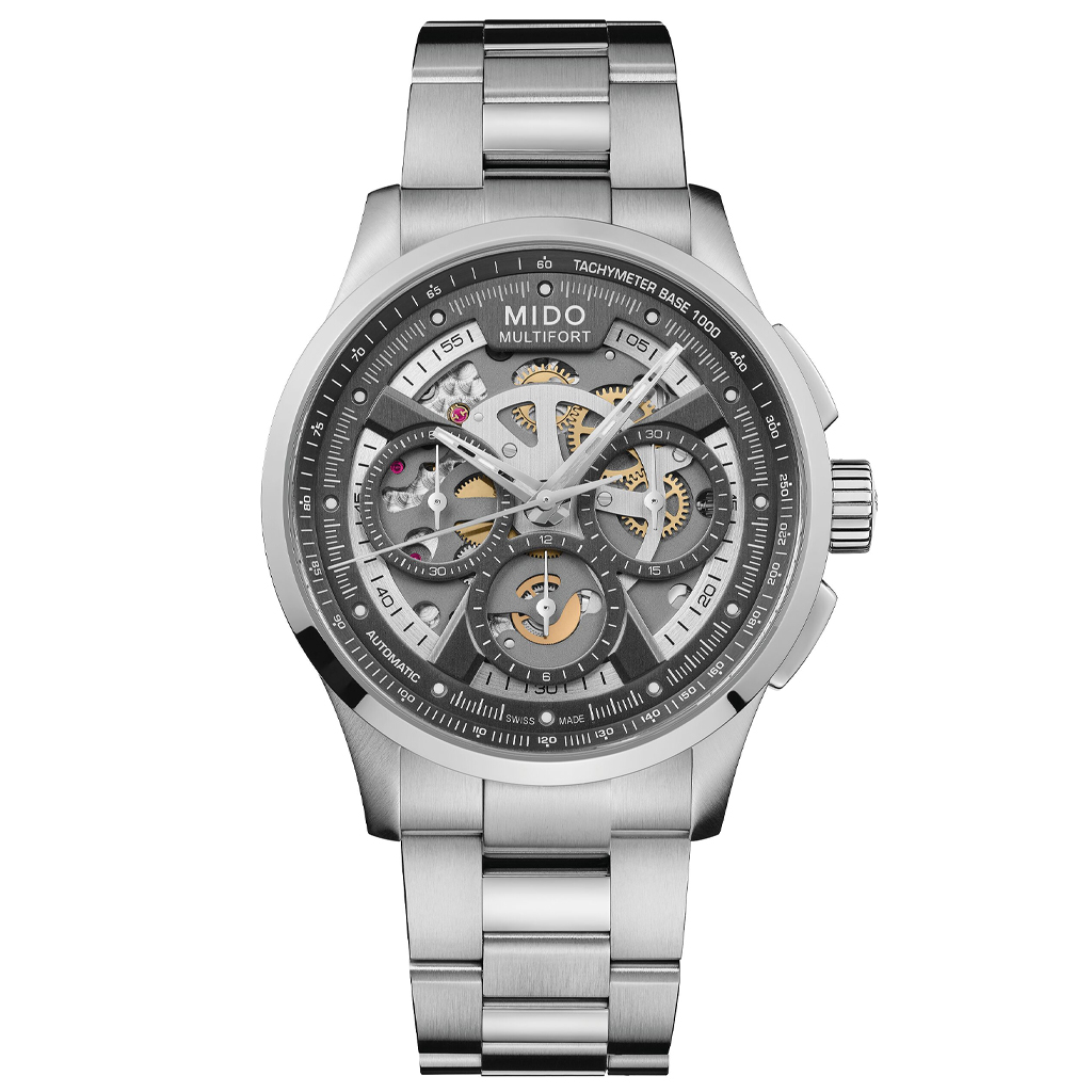 Mido Multifort Skeleton Chronograph Herrenuhr M038.662.11.060.00