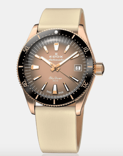 Edox SkyDiver 38 Date Automatic Special Edition Damenuhr 80131 37RNC VDBEI