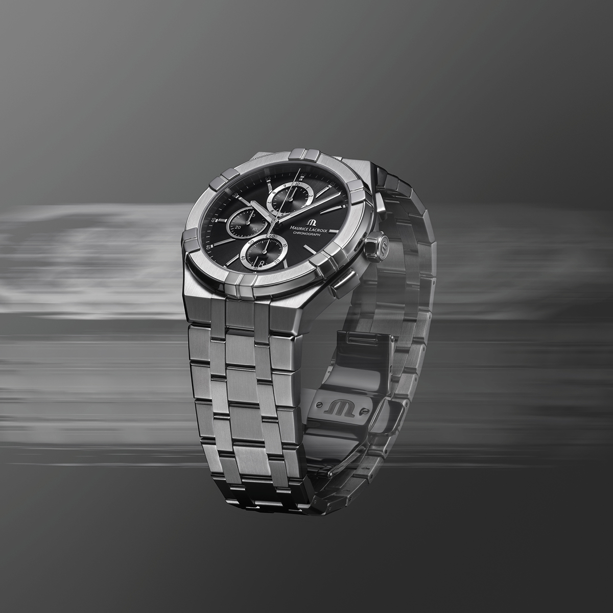 Maurice Lacroix Aikon Quarz Chronograph Herrenuhr AI1118-SS002-330-1